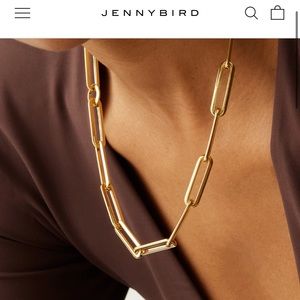 Jenny Bird Stevie Chain Necklace in Gold BNNW